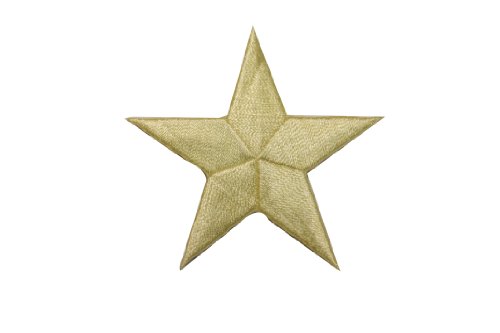 ID #3450 2 3/8IN Light Yellow Ivory Iron On Badge Applique Patch