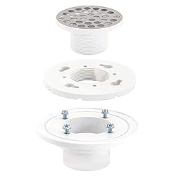 EZ-FLO 2 Inch x 3 Inch PVC Low Profile Floor and
