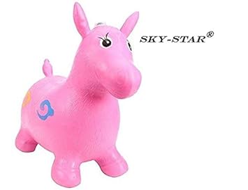 plush jumping horse