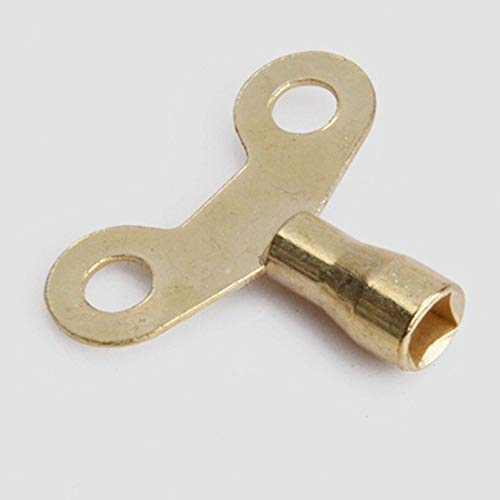 Key 2PCS Plumbing Hole Water Tap Special Lock Radiator Brass Faucet Bleed Square Socket