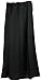 Sari Petticoat Stitched Saree Petticoat Adjustable Waist Sari Skirt (Black)