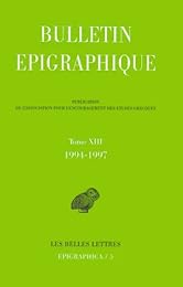 Bulletin épigraphique