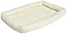 Amazon Basics Faux Sherpa Padded Bolster Pet Bed for Dog, Beige, 35 x 22 inches