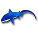 22" thresher Shark Plush Stuffed Animal Toy