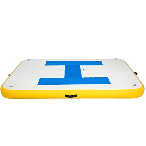 VEVOR Inflatable Floating Dock 8 x 5 ft, Inflatable Dock Platform with