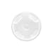 Eco-Products GreenStripe Compostable Plastic Cup Flat Lids, Case of 1000, Perforated Straw Hole, Fits 9-24oz Cups, Made From PLA Renewable Plant Based Plastic, Clear For Visibility