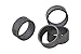 Supply Giant FQDS0100-25 PEX Tubing Crimp Rings Copper Pipe Fitting; 1''; Black; (25 Pack)
