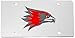 Rico Industries NCAA Laser Inlaid Metal License Plate Tag, Silver