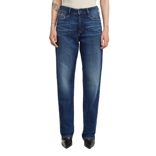 G-STAR Women's Iggie Straight Jeans, Blue (worn in mountain dusk D27704-D499-G817), 25W / 34L