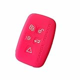 TCKEY Silicone Protective Smart Remote Key Fob Skin Key Cover Holder Key Jacket for 2010 2011 2012 LAND ROVER LR4 Range Rover Range Rover Sport Range Rover Evoque KOBJTF10A