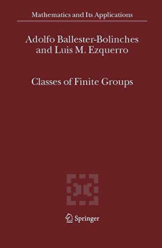 Classes of Finite Groups (Mathematics and Its Applications)
