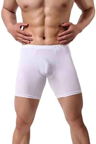 Qiangjinjiu Men's Briefs Breathable Ice Silk Sports Underwear Boxer Briefs