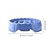 Slow Feeder Dog Bowl Anti Choking Slow Eating Drinking Pet Feeder Bowl Anti-Gulping Non-Skid Interactive Bloat Stop Dog Bowl Use Eco-friendly Anti-Static and Anti-Dust PP Material (Large, Blue)