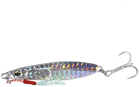 Amazon Co Jp ジグ釣りルアーウェイト18 45グラムの魚ベイトジギングルアー釣りジグ金属のジグベースセットペスカ海水ルアーイスカ人工 色 銀 サイズ 75mm 35g ホーム キッチン