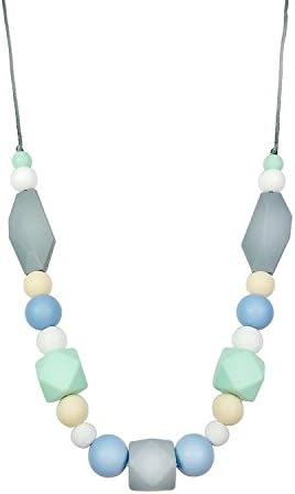 Silicone Baby Teether Necklace for Moms and Baby - Non-toxic, BPA-Free, Stylish, Trendy, Great For Soothing Teething Babies, Great Gift For Other Moms