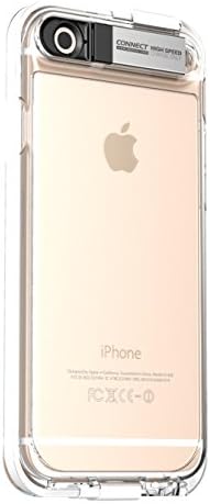 iPhone 6 Case, Aeonaz iPhone 6 Case With Built-In Lightning Adapter Cable Slim Fit Fast Charging Cable Case CONNECT i6 - Retail Packaging - White