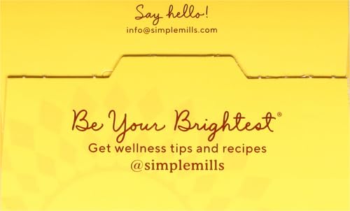 SIMPLE MILLS ALMOND FLOUR DOUBLE CHOCOLATE CHIP COOKIES, GLUTEN FREE AND DELICIOUS CRUNCHY COOKIES, ORGANIC COCONUT OIL, GOOD FOR SNACKS (PACKAGING MAY VARY)