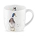 Portmeirion Royal Worcester Wrendale Designs Guard Duck Mug | 14 Ounce Large Coffee Mug with Duck Design | Made from Fine Bone China | Microwave and Dishwasher Safe