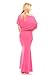 Young Aloud OFF THE ONE SHOULDER KIMONO SLEEVE LONG MAXI CASUAL COCKTAIL PARTY DRESS