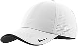 NIKE Authentic Dri-Fit Low Profile Swoosh Embroidered Perforated Baseball Cap