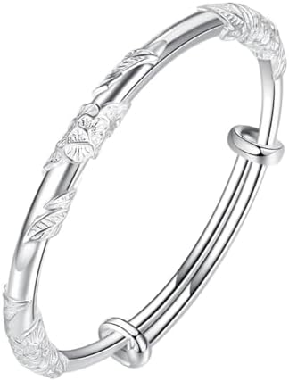 Amazon.com: WPPHXY Solid 925 Sterling Silver Bracelets for Women