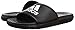 adidas Men's Voloomix Slide Sandal, White/Black, 9 M US