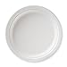 Susty Party 9-Inch Compostable Plates (50-Count), Sugarcane Heavy Duty Disposable Biodegradable, White