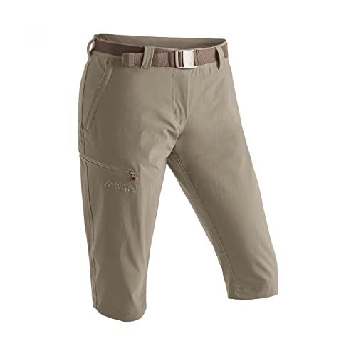 Maier Sports Women's Inara Slim 3/4 Bermuda Shorts, Coriander, 38 Beige