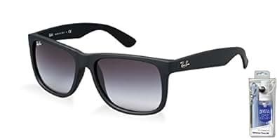 Ray Ban RB4165F 622/8G 55mm Rubber Black Justin Sunglasses