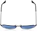 Ray-Ban Rj9506S Metal Aviator Sunglasses, Matte Black/Blue Flash, 50 mm