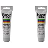 Super Lube 21030 Synthetic Grease (NLGI 2), 3 oz Tube (2 Pack)