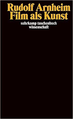 Film Als Kunst Suhrkamp Taschenbuch Wissenschaft Amazon De Arnheim Rudolf Arnheim Rudolf Prumm Karl Bucher