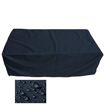 Holi Europe Premium Schutzhülle Gartenmöbel Abdeckung/Gartentisch Abdeckplane B 250cm x T 150cm x H 96cm Schwarz