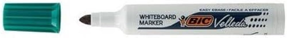 Bic 30556 Velléda 1711 Drywipe Marker Bullet Tip Line Body Plastic Ink Ketone 2 mm Blue