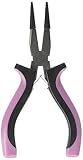 Darice 082676975295 Nylon Jaw Long Nose Flat Pliers, 5"