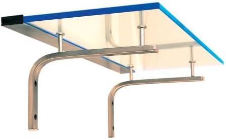 Jesco LED Color Changing Shelves, Stainless Steel, 24"