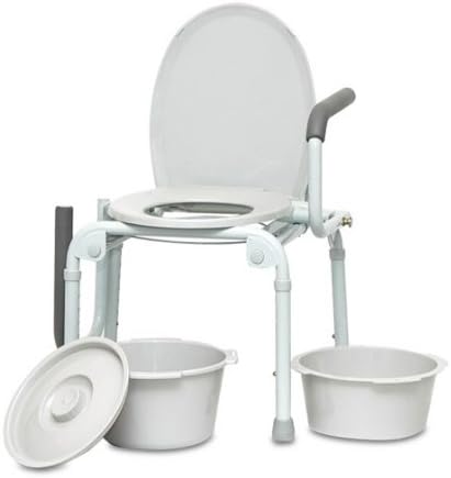 Deluxe Drop-Arm Commode