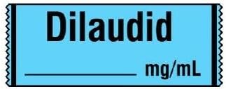 Shamrock Scientific Pharmacy Label Anesthesia Label Blue 1/2 X 500"- 500 Label