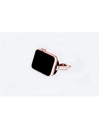 Adaptador de Apple collar de reloj, presentamos (La iclasp) oro rosa sobre acero inoxidable pulido (incluye 3,2 Mm. acero cadena de bolas 30 inch) (Apple Watch NO incluido). No Producto de Apple.