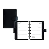 Filofax Saffiano Organizer, Mini Size, Black