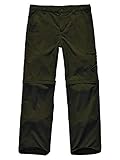 Toomett Kids’ Quick Dry Outdoor Convertible Trail Pants 9013