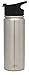 Simple Modern 18 Ounce Summit Sports Water Bottle - Travel Mug Stainless Steel Tumbler Flask +2 Lids - Wide Mouth Double Wall Vacuum Insulated Silver Leakproof -Simple Stainless, SUMMIT-BOOT-CHUG