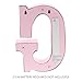 Barnyard Designs Metal Marquee Letter G Light Up Wall Initial Nursery Letter, Home and Event Decoration 9 Inch (Baby Pink)