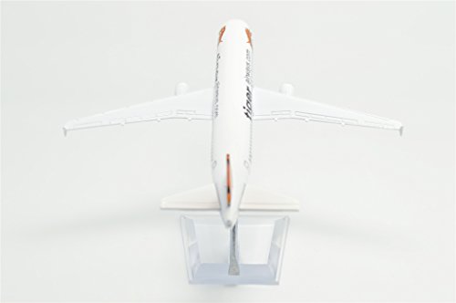 TANG DYNASTY(TM) 1:400 16cm AIR Asia Air Bus A320 Tiger Painting Metal Airplane Model Plane Toy Plane Model