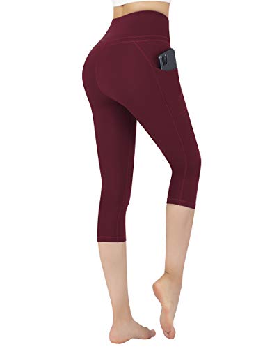 EvenYoga Yoga Pants for Women,High Waist Full Length Leggings with Pockets Tummy Control Workout Running Pants,7\