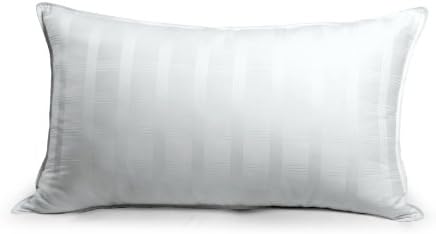 Newpoint 600 Thread Count Jacquard Gel Fiber Filled Bed Pillow, Pad, King