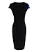 Vfemage Womens Elegant Optical Illusion Contrast Wear to Work Dress