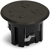 Lew Electric PBR1-FPDB Round Floor Box Kit | Hardwiring Required (Flip Lid, Dark Bronze) Hardwiring Required