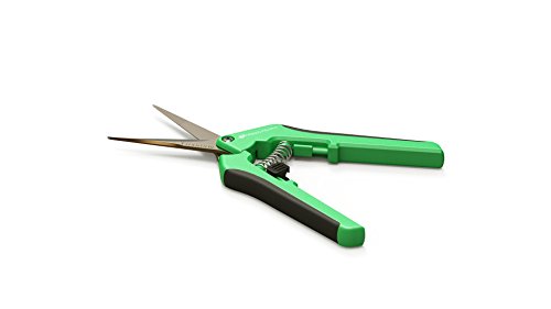 Happy Hydro - Trimming Scissors - Straight Tip - Titanium Coated Blades with Spring-Loaded Comfort Grip Handles - 4 Pack