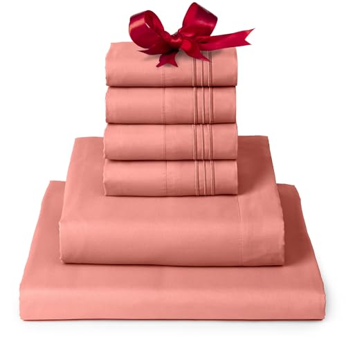 Mellanni Iconic California King Sheet Set - 6-Piece